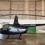 Robinson R66 2011 em leilão com destaque para helicóptero a turbina em operação aérea